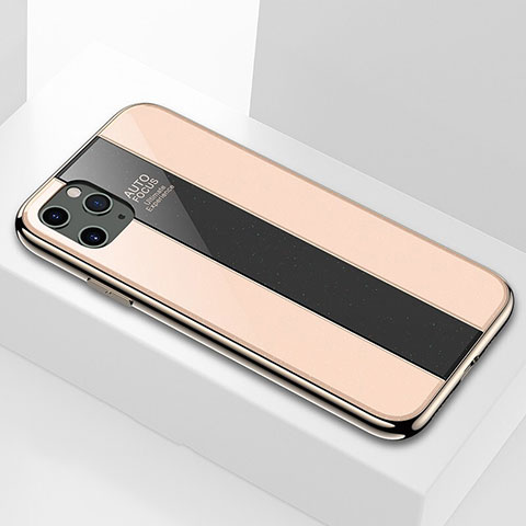 Carcasa Bumper Funda Silicona Espejo F01 para Apple iPhone 11 Pro Oro