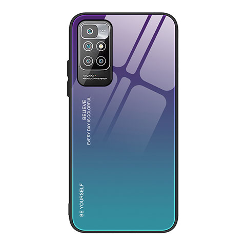 Carcasa Bumper Funda Silicona Espejo Gradiente Arco iris JM1 para Xiaomi Redmi Note 11 4G (2021) Multicolor