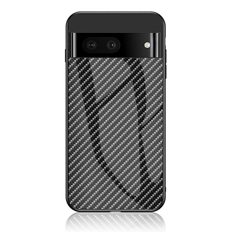 Carcasa Bumper Funda Silicona Espejo Gradiente Arco iris LS2 para Google Pixel 7 5G Negro