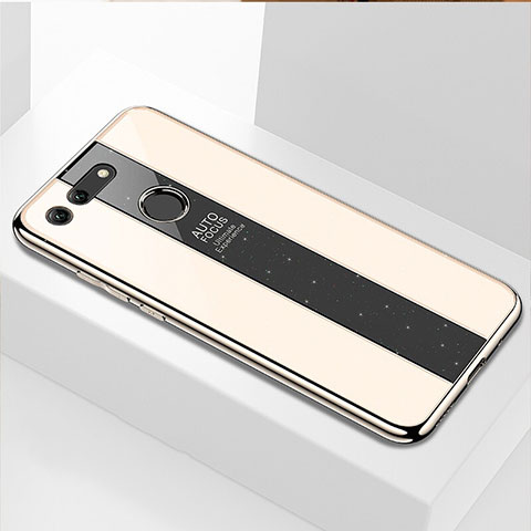 Carcasa Bumper Funda Silicona Espejo K01 para Huawei Honor View 20 Oro