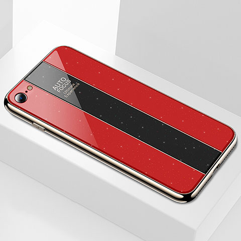 Carcasa Bumper Funda Silicona Espejo M01 para Apple iPhone 6 Plus Rojo