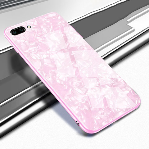 Carcasa Bumper Funda Silicona Espejo M01 para Oppo A12e Rosa