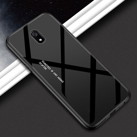 Carcasa Bumper Funda Silicona Espejo M01 para Xiaomi Redmi 8A Negro