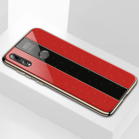 Carcasa Bumper Funda Silicona Espejo M02 para Huawei P Smart+ Plus (2019) Rojo