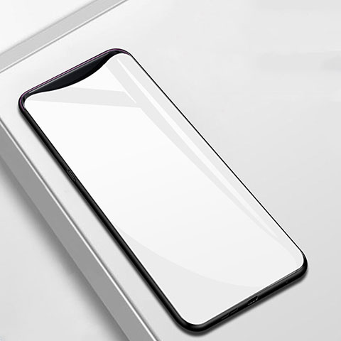 Carcasa Bumper Funda Silicona Espejo M02 para Oppo Find X Blanco