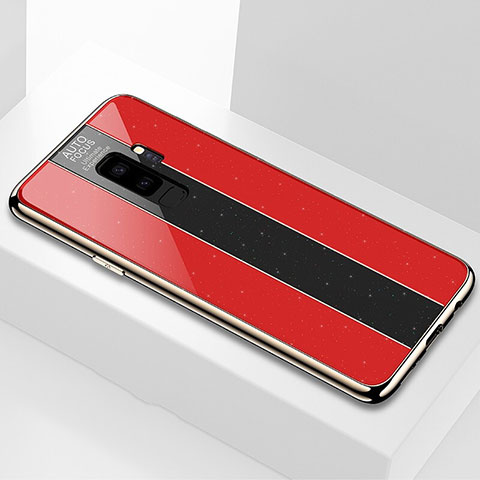 Carcasa Bumper Funda Silicona Espejo M02 para Samsung Galaxy S9 Plus Rojo