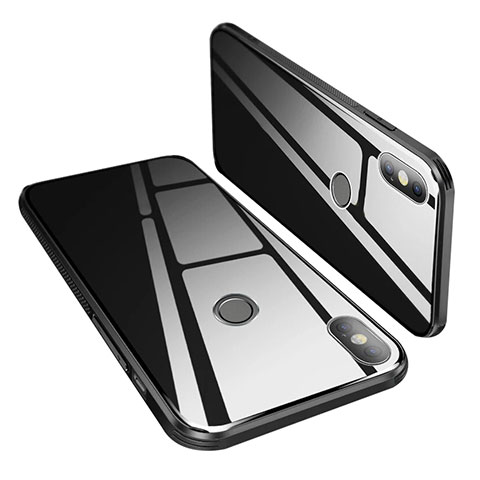 Carcasa Bumper Funda Silicona Espejo M02 para Xiaomi Mi 8 Negro