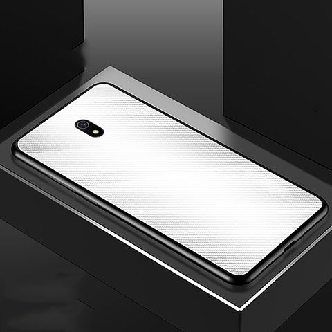 Carcasa Bumper Funda Silicona Espejo M02 para Xiaomi Redmi 8A Blanco