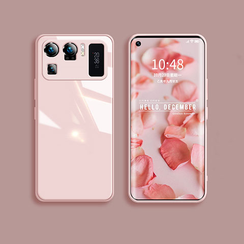 Carcasa Bumper Funda Silicona Espejo M05 para Xiaomi Mi 11 Ultra 5G Rosa