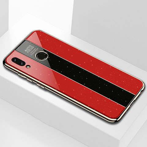 Carcasa Bumper Funda Silicona Espejo para Huawei Honor 8X Rojo