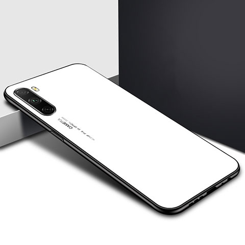 Carcasa Bumper Funda Silicona Espejo para Huawei Mate 40 Lite 5G Blanco