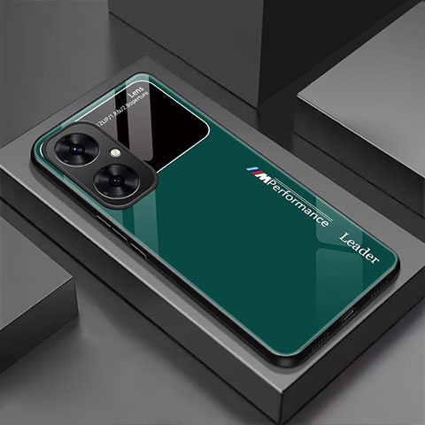 Carcasa Bumper Funda Silicona Espejo para Huawei Nova 11i Verde