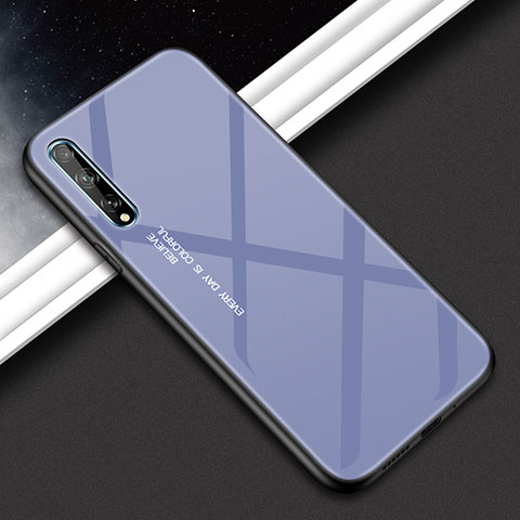 Carcasa Bumper Funda Silicona Espejo para Huawei Y8p Gris