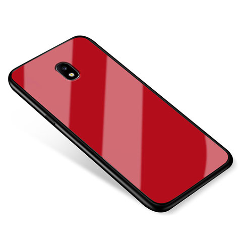 Carcasa Bumper Funda Silicona Espejo para Samsung Galaxy J5 (2017) SM-J750F Rojo