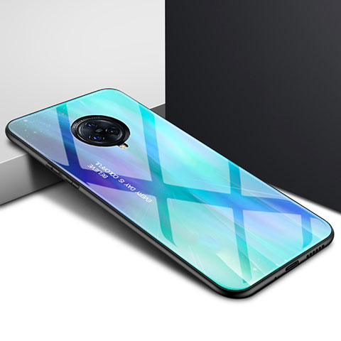 Carcasa Bumper Funda Silicona Espejo para Vivo Nex 3 5G Cian