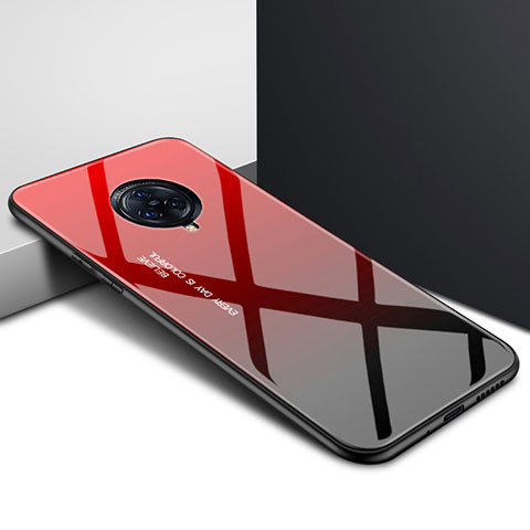 Carcasa Bumper Funda Silicona Espejo para Vivo Nex 3 Rojo