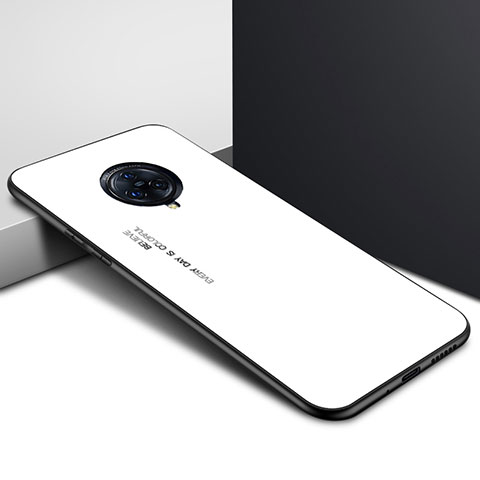 Carcasa Bumper Funda Silicona Espejo para Vivo Nex 3S Blanco