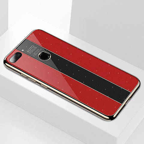 Carcasa Bumper Funda Silicona Espejo para Xiaomi Mi 8 Lite Rojo