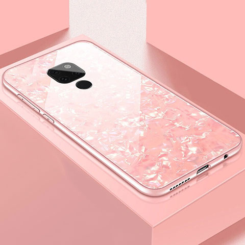 Carcasa Bumper Funda Silicona Espejo T01 para Huawei Mate 20 Rosa