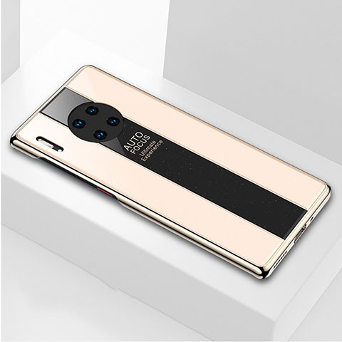 Carcasa Bumper Funda Silicona Espejo T01 para Huawei Mate 30 Pro 5G Oro