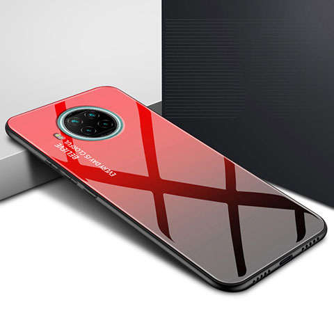 Carcasa Bumper Funda Silicona Espejo T01 para Xiaomi Mi 10T Lite 5G Rojo