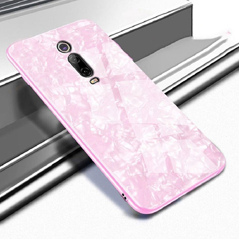 Carcasa Bumper Funda Silicona Espejo T04 para Xiaomi Redmi K20 Rosa