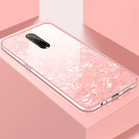 Carcasa Bumper Funda Silicona Espejo T05 para Oppo R17 Pro Rosa