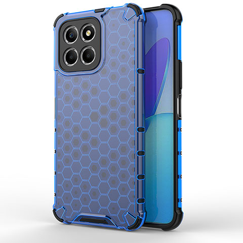 Carcasa Bumper Funda Silicona Transparente 360 Grados AM1 para Huawei Honor X6 Azul