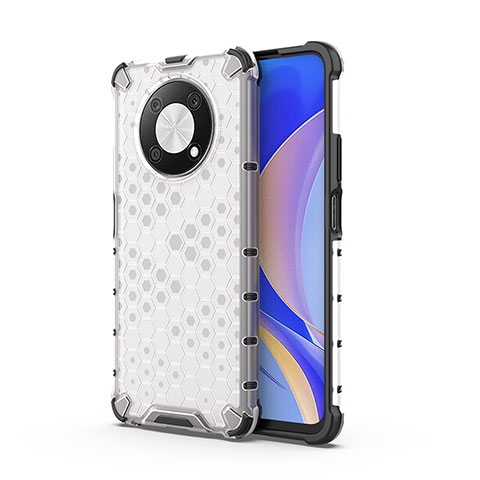 Carcasa Bumper Funda Silicona Transparente 360 Grados AM1 para Huawei Nova Y90 Blanco