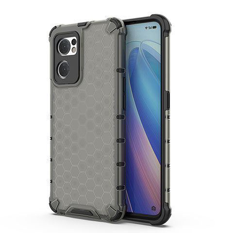 Carcasa Bumper Funda Silicona Transparente 360 Grados AM1 para OnePlus Nord CE 2 5G Negro