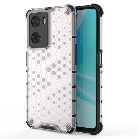 Carcasa Bumper Funda Silicona Transparente 360 Grados AM1 para OnePlus Nord N20 SE Blanco