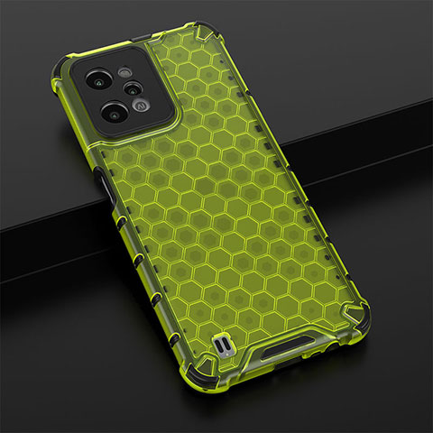 Carcasa Bumper Funda Silicona Transparente 360 Grados AM1 para Realme C31 Verde