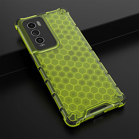 Carcasa Bumper Funda Silicona Transparente 360 Grados AM1 para Realme GT Master Explorer 5G Verde