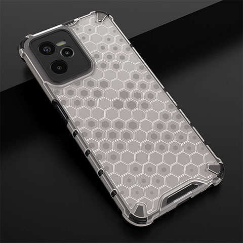 Carcasa Bumper Funda Silicona Transparente 360 Grados AM1 para Realme Narzo 50A Prime Blanco