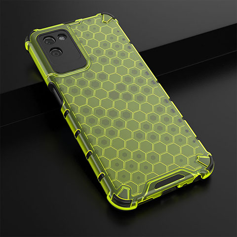 Carcasa Bumper Funda Silicona Transparente 360 Grados AM1 para Realme V11 5G Verde