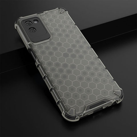 Carcasa Bumper Funda Silicona Transparente 360 Grados AM1 para Realme V11s 5G Negro