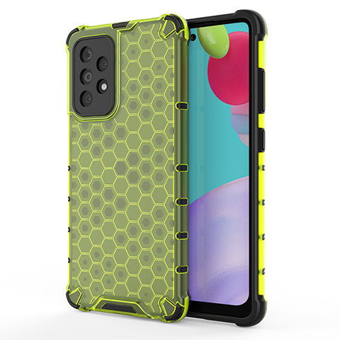 Carcasa Bumper Funda Silicona Transparente 360 Grados AM1 para Samsung Galaxy A52s 5G Verde