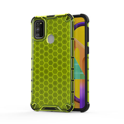 Carcasa Bumper Funda Silicona Transparente 360 Grados AM1 para Samsung Galaxy M30s Verde