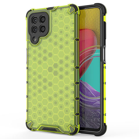 Carcasa Bumper Funda Silicona Transparente 360 Grados AM1 para Samsung Galaxy M53 5G Verde