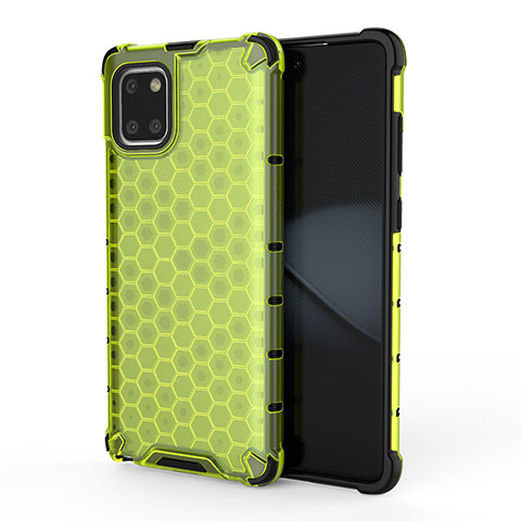 Carcasa Bumper Funda Silicona Transparente 360 Grados AM1 para Samsung Galaxy M60s Verde