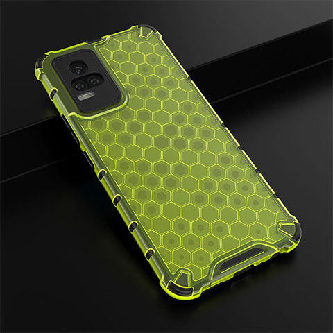 Carcasa Bumper Funda Silicona Transparente 360 Grados AM1 para Vivo V21e 4G Verde