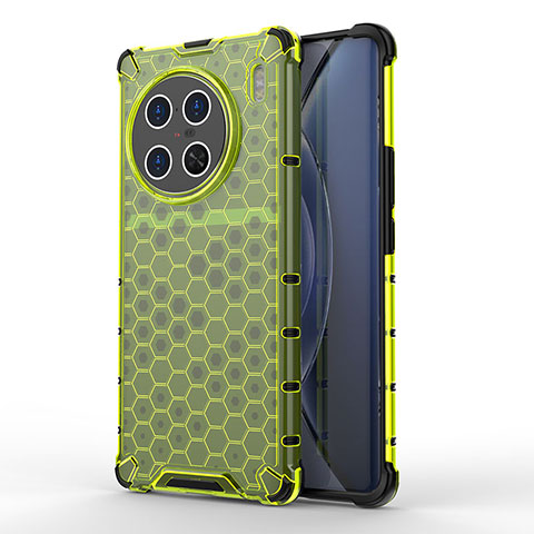 Carcasa Bumper Funda Silicona Transparente 360 Grados AM1 para Vivo X90 Pro+ Plus 5G Verde