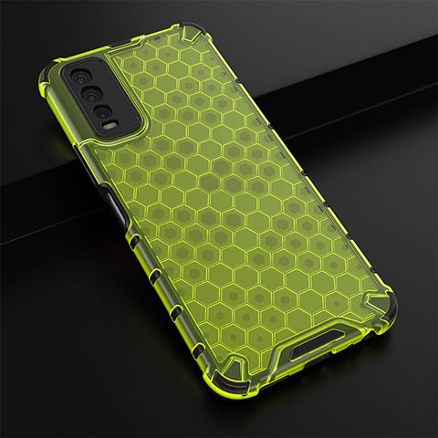 Carcasa Bumper Funda Silicona Transparente 360 Grados AM1 para Vivo Y12A Verde