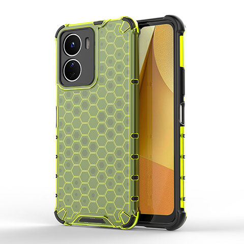 Carcasa Bumper Funda Silicona Transparente 360 Grados AM1 para Vivo Y16 Verde