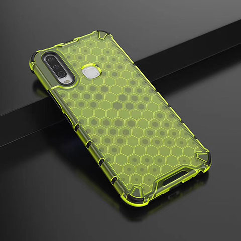 Carcasa Bumper Funda Silicona Transparente 360 Grados AM1 para Vivo Y17 Verde