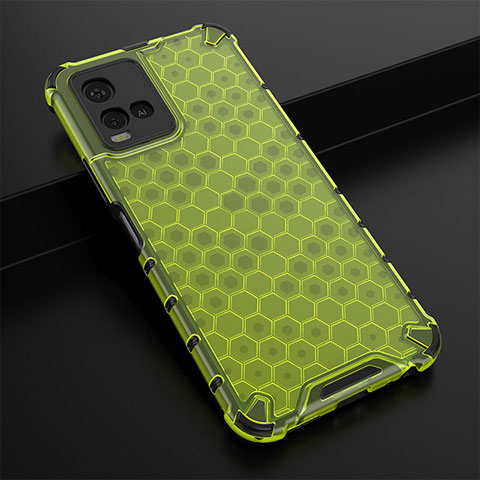 Carcasa Bumper Funda Silicona Transparente 360 Grados AM1 para Vivo Y21 Verde