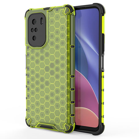 Carcasa Bumper Funda Silicona Transparente 360 Grados AM1 para Xiaomi Mi 11X Pro 5G Verde