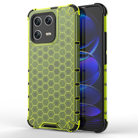 Carcasa Bumper Funda Silicona Transparente 360 Grados AM1 para Xiaomi Mi 13 5G Verde