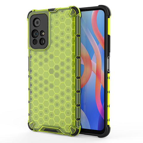 Carcasa Bumper Funda Silicona Transparente 360 Grados AM1 para Xiaomi Poco M4 Pro 5G Verde