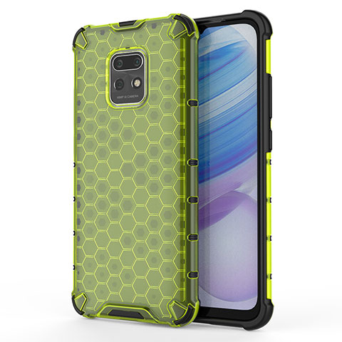 Carcasa Bumper Funda Silicona Transparente 360 Grados AM1 para Xiaomi Redmi 10X Pro 5G Verde